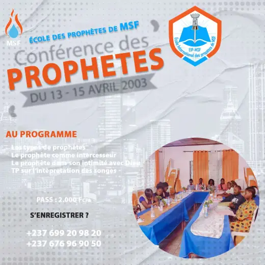Cartel — Conférence des prophètes