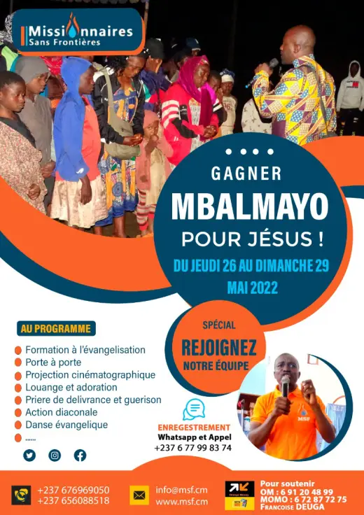Cartel — Gagner Mbalmayo pour Jésus