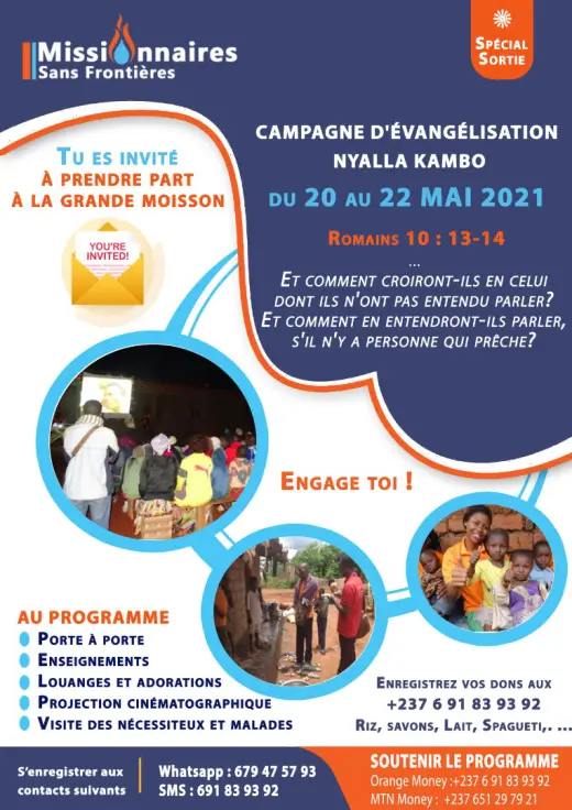 Affiche — Campagne d'évangélisation à Nyalla Kambo