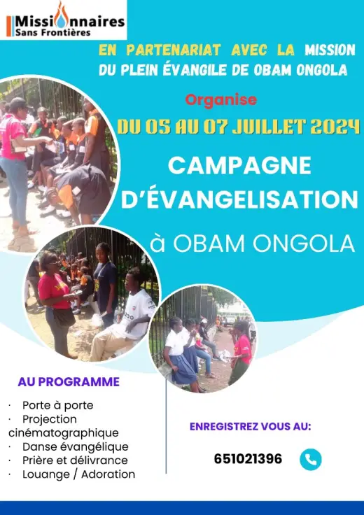 Affiche — Campagne d'évangélisation à Obam Ongola
