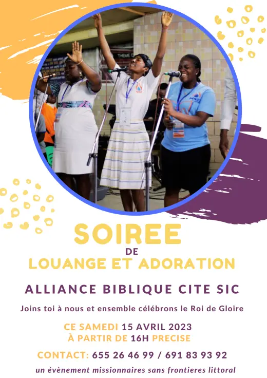 Cartel — Soirée de louange et d'adoration